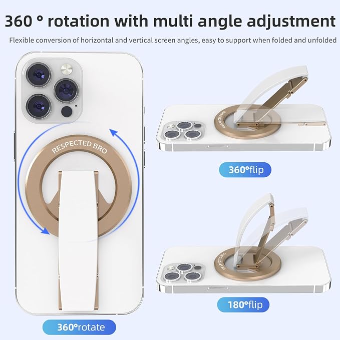 Magnetic-Phone-Grip-Stand, Magnetic Phone Ring Holder Kickstand - Image 6