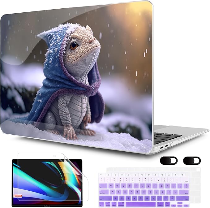 MEEgoodo for MacBook Air 13 inch Case 2021 2020 2019 2018 Released A2337 M1 by MEEgoodo