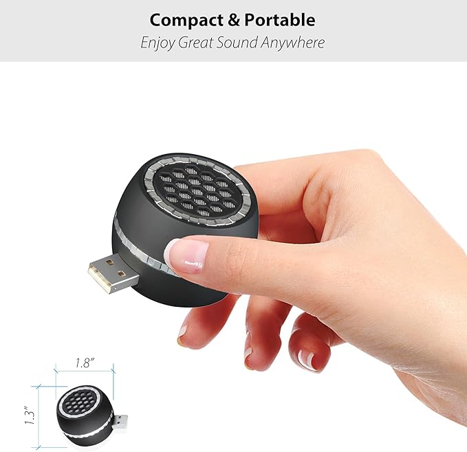 USB Mini Portable Speaker with USB Plug & Play and Bluetooth Connection - Image 6
