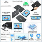 2025 Latest Android Tablet 10.1 Inch, 5G WiFi Tablets Mit 16GB RAM+128GB ROM - Image 2