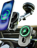Bracketron MagAlign Extend 15W Magsafe Car Mount Charger, Magnetic Car Phone by Bracketron