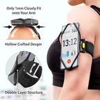BONE Run Tie 2, Running Phone Holder, Skin-Friendly Silicone Sport Armband - Image 3