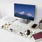 Watercolor Floral Large Mouse Pad, Gaming Keyboard Desk Pad, Extended Mouse Mat - Image 6