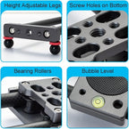 16 inches/40cm Mini Table Top Video Camera Slider Carbon Fiber Rail Rods - Image 4