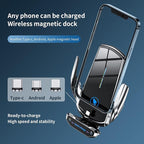 Wireless Car Charger Mount Automotive Electric Induction 15W Fast Charging Auto - Image 6