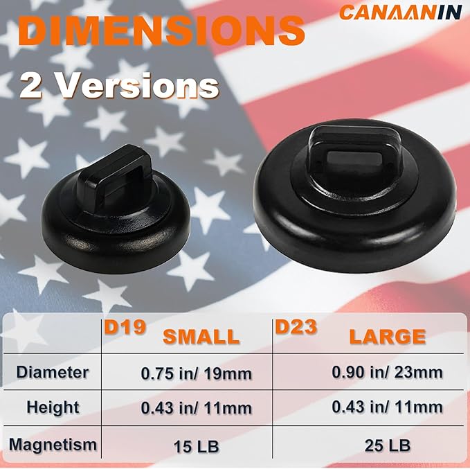 Magnet Zip Tie Mount Clips Magnetic Zip Ties Mount Base Holder Strong Wire - Image 6