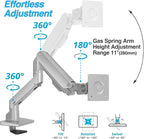 AVLT Single 34”-57” Monitor Arm Desk Mount fits One 44 lbs Heavy Duty Screen - Image 3