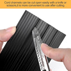 13Ft Cord Cover Heavy Duty Cable Protector 3 Channels Contains Cords Cables and - Image 3