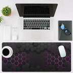 Mouse Pad Large Electric Glow Hexagonal Non-Slip Gaming Desk Mat - Image 2