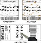FungLam 4"X6" Thermal Shipping Labels, 5000 Labels, 20 Rolls, Compatible - Image 3