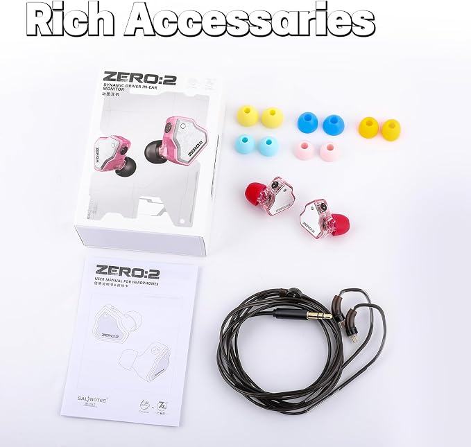 Linsoul 7Hz x Crinacle Zero:2 in Ear Monitor, Updated 10mm Dynamic Driver IEM - Image 7