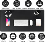 PU Leather Desk Pad Protector Gaming Mouse Pad Non Slip Desk Mat - Image 4