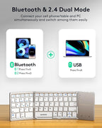 Samsers Multi-Device Foldable Bluetooth Keyboard - Image 2