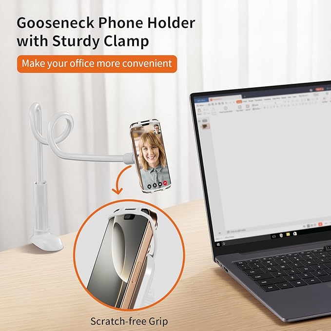 Gooseneck Kindle Holder for Reading in Bed - Image 4