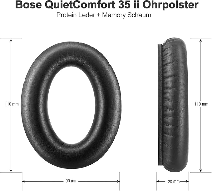 Replacement Earpads Cushions for Bose QuietComfort 35 & Quiet Comfort 35 II - Image 6
