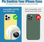 AGVEE 3+3 6 Pack for iPhone 15 Pro 6.1" / 15 Pro Max 6.7" Camera Lens Cover - Image 3