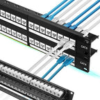 Rapink 48 Port Cat6 Patch Panel by Rapink