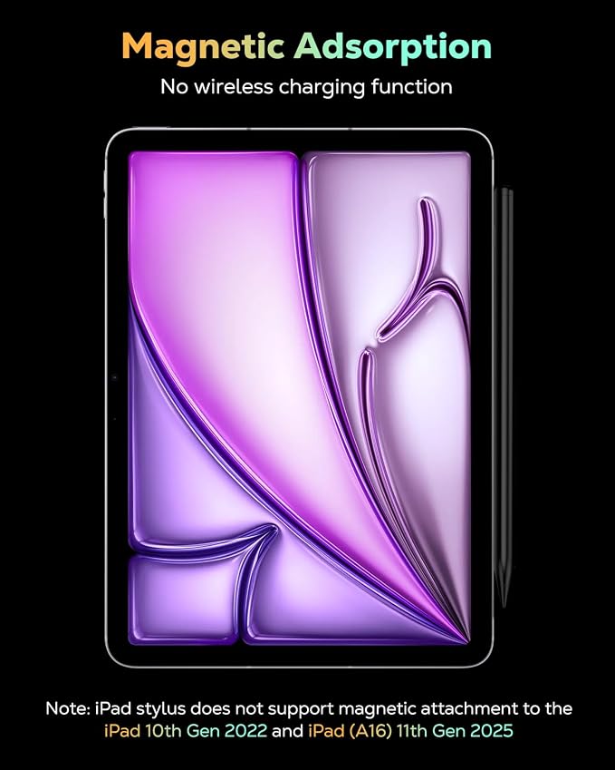 MoKo Pencil for iPad 11th 10th Gen, Stylus Pen for 2018-2025 Apple iPad - Image 6