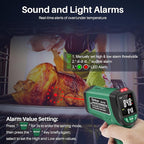 Infrared Thermometer for Cooking, Gedaye Surface Laser Temperature Gun - Image 3