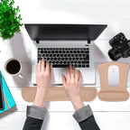 MOSISO Wrist Rest Support for Mouse Pad & Keyboard Set, Ergonomic Mousepad - Image 2