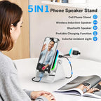 Wireless Induction Speaker 5-in-1 Bluetooth Speaker - Image 3