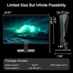 SANSUI 27 Inch Computer Monitor 120Hz, FHD 1080P Monitor, HDMI DP Ports FreeSync - Image 8