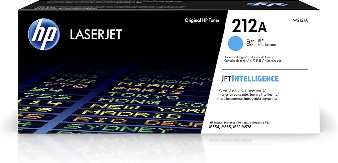 HP 212A Cyan Toner Cartridge | Works by HP