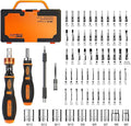 Precision Ratchet Screwdriver Set, JAKEMY 69 in 1 Household Screwdriver Home by JAKEMY