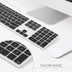 Allinside Black Keyboard Cover for iMac USB Keyboard A1243 MB110LL/B - Image 3