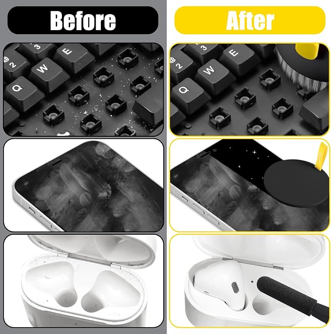 walrfid 2 Pack Laptop Phone Screen Cleaner Kit, Computer Keyboard Brush - Image 5