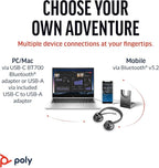 Poly Voyager 4320 UC Wireless Headset & Charge Stand - Image 5