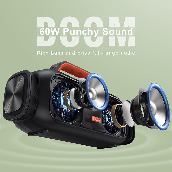 DOSS Extreme Boom Bluetooth Outdoor Speaker - Image 2