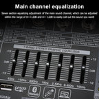 W IN-MIX DX8 Professional DJ Audio Mixer 8 Channel - Image 4