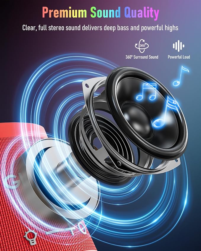 Portable Bluetooth Speaker Wireless - Image 2