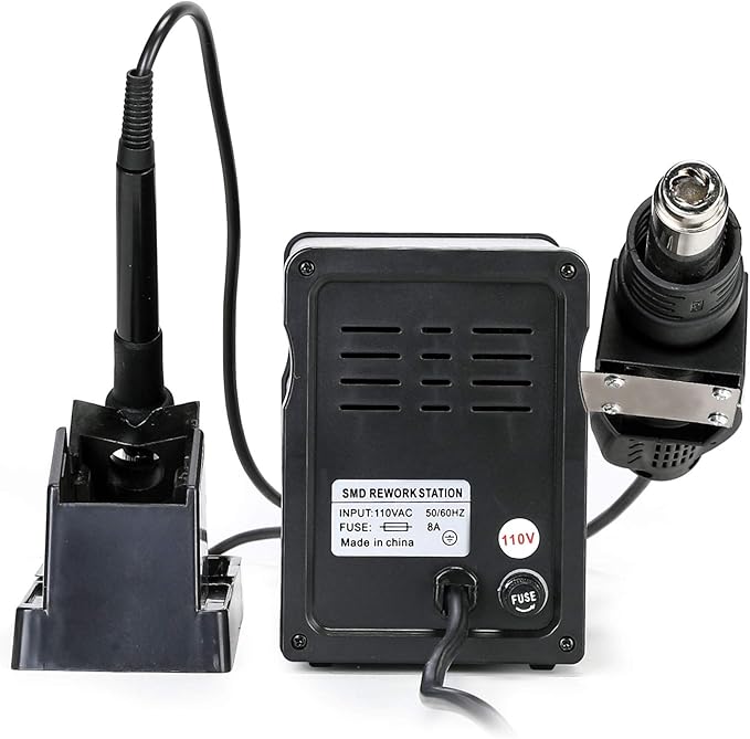 CREWORKS 2 in 1 SMD Soldering Iron & Hot Air Rework Station - Image 6