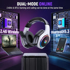 2.4GHz Wireless Gaming Headset for 40Hr+, Gaming Headphones for Ps5 - Image 7