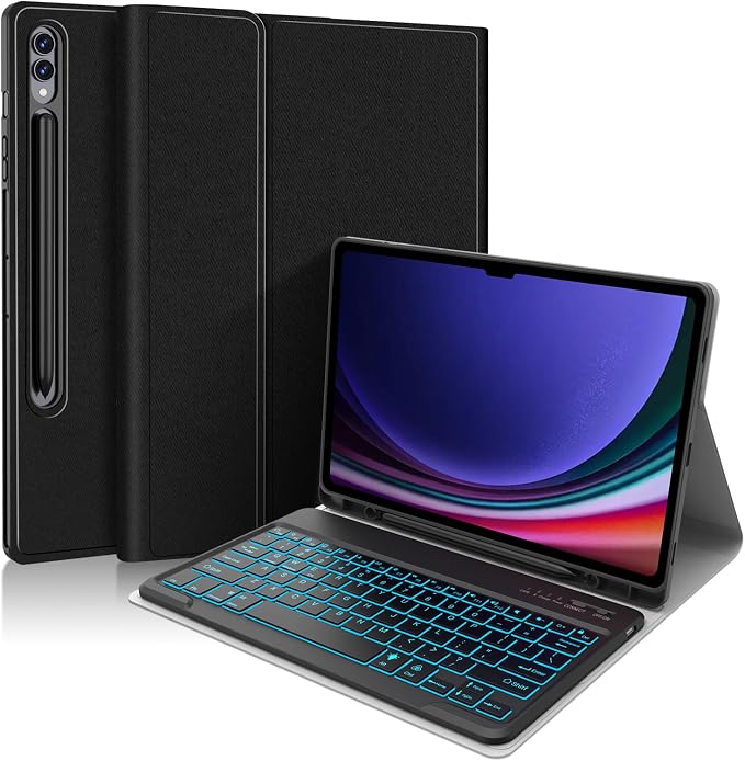 Keyboard Case for Samsung Galaxy Tab S10+ Plus / S9 FE+ Plus / S9+ Plus 12.4 by PIMOFEE