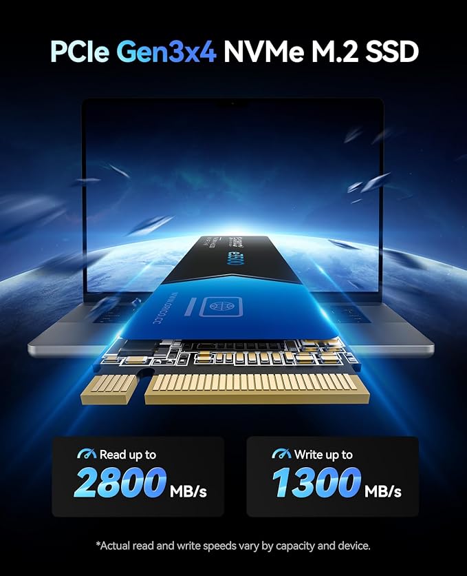 ORICO 512GB M.2 NVMe SSD, PCIe Gen3x4 M2 2280 SSD, 3D NAND Flash Internal Solid - Image 2