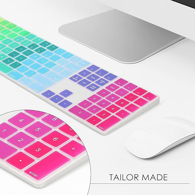 Allinside Rainbow Cover for Apple iMac Magic Wireless Keyboard - Image 3