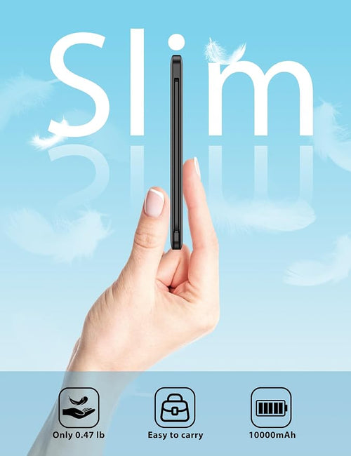 10000mAh Slim Portable Charger - Image 2