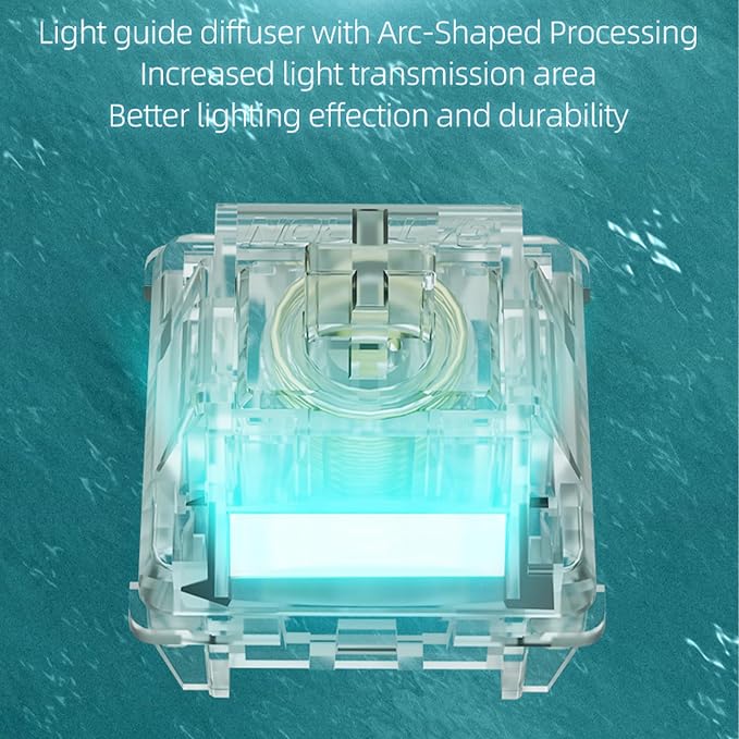 GATERON Magnetic Jade Max Keyboard Switches, Linear Factory Pre-lubed Fully - Image 3