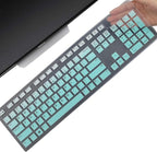 Keyboard Cover Skin for Dell KM636 KB216 KB216t KB216d KB216p Wired & Wireless by MUBUY