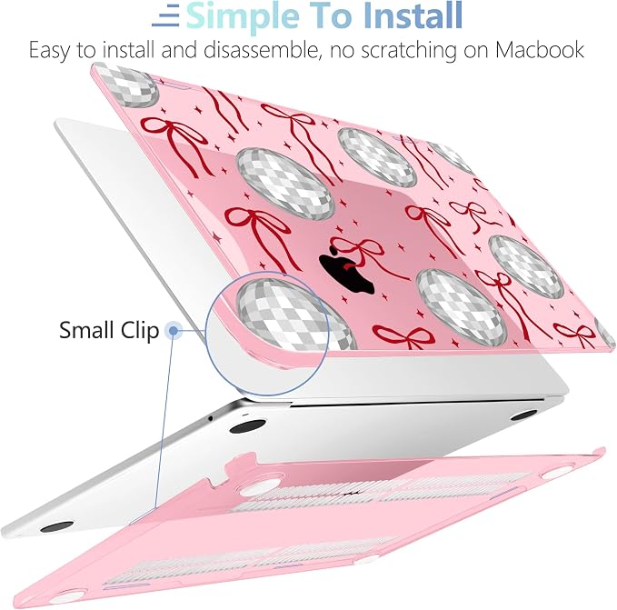 MEEgoodo Case for M4/M3/M2 MacBook Air 13.6 inch Case 2025 2024 2022, Fit Model - Image 5