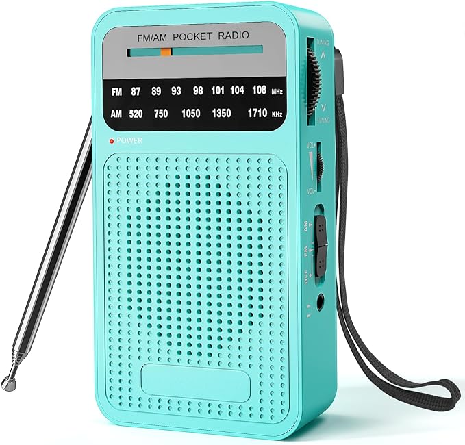 Portable Radio AM FM with Best Reception, Goodes Transistor Radio with Loud by Goodes