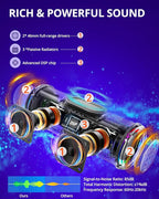 Tronsmart T7 Lite 24W Portable Bluetooth Speaker, Enhanced Bass, Rainbow Light - Image 2