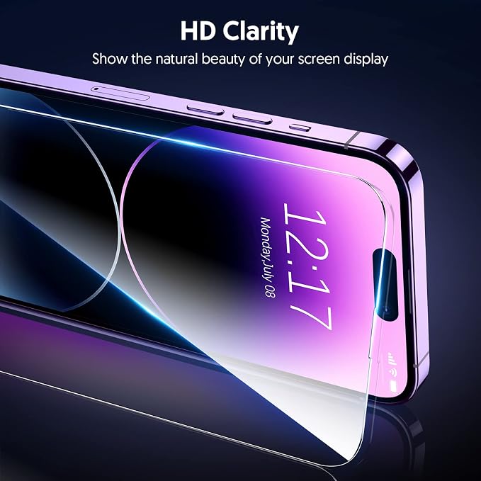 Fotbor for iPhone 13 Pro Max Screen Protector, iPhone 14 Plus Screen Protector - Image 4