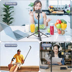 ULANZI MT-79 Extendable Tripod Aluminum, 360° Ball Head Camera Phone Tripod - Image 6