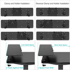 AVLT Clamp Desk Shelf Dual 32" Monitor Riser - Image 4