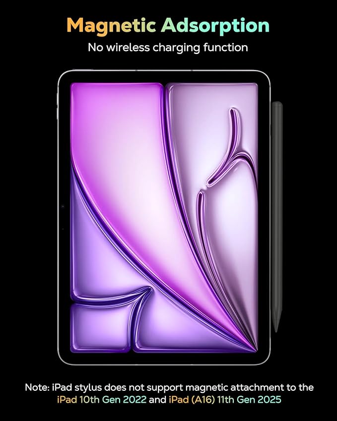 MoKo Pencil for iPad 11th 10th Gen, Stylus Pen for 2018-2025 Apple iPad - Image 6