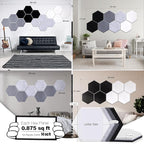 Mollywell Hexagon Acoustic Panels, High Density, Soundproofing, Decorative - Image 4